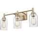 Arlett 3 Light 22.00 inch Bathroom Vanity Light